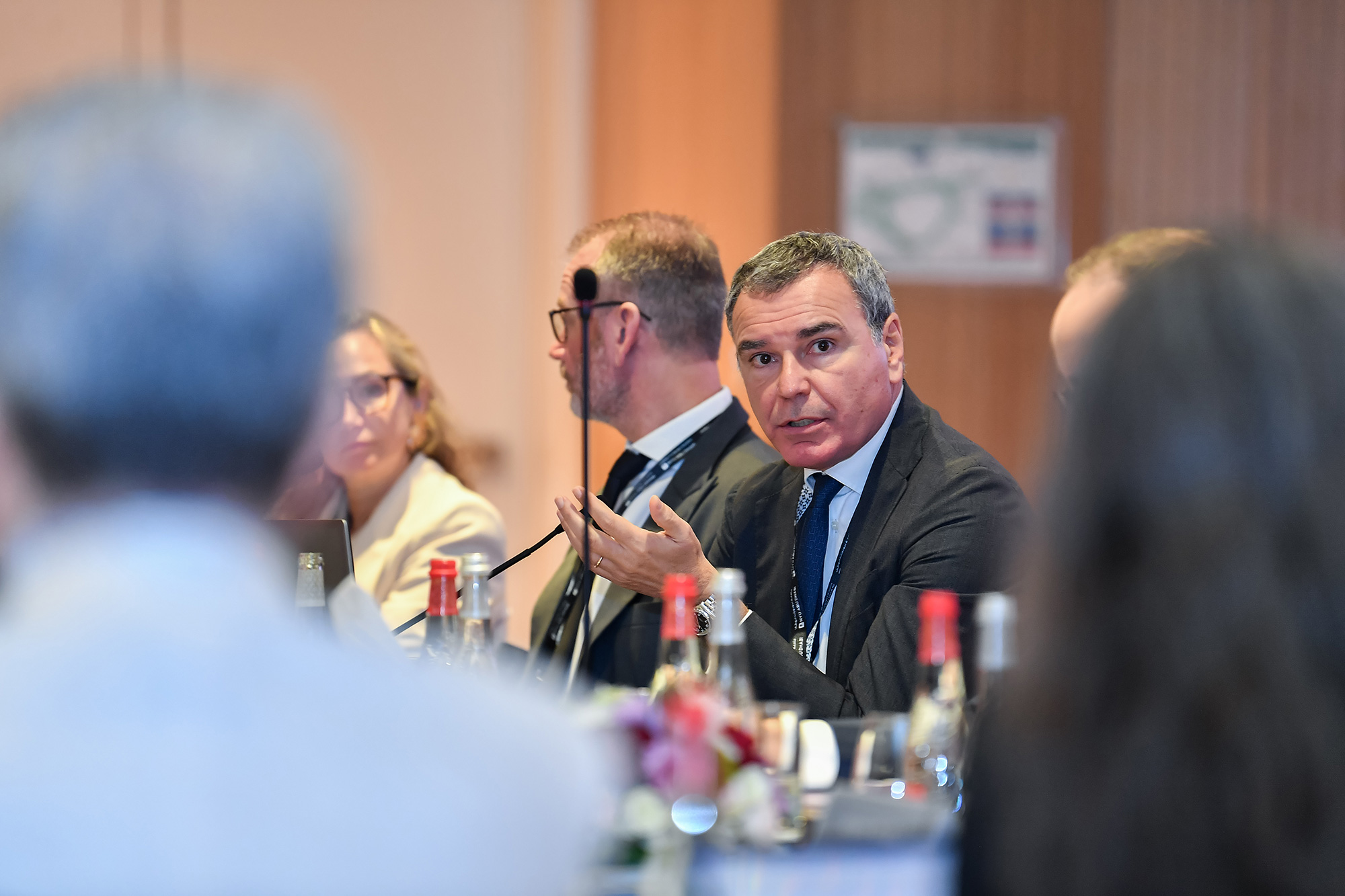 Bernardo Bortolotti speaking during the opening ceremony of the Transition Investment Lab conference in 2024.